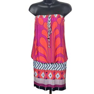 Analili womens strapless mini dress XS